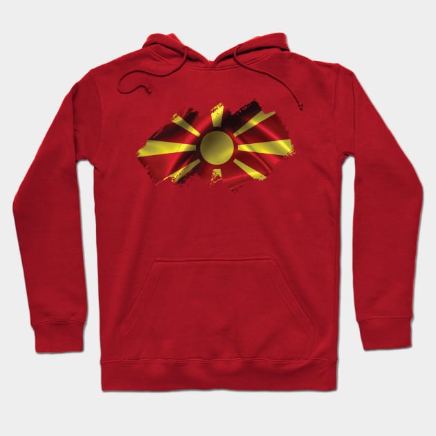 Flag of Macedonia Hoodie by Teemperor